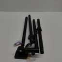 LETSTRY 5FT Flag Pole for Outside House with Adjustable Bracket, Upgrade Stainless Steel Tangle Free Flagpole, Heavy Duty House Flagpole for 3x5 Flags for Residential, Outdoor or Porch, Black