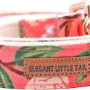 Elegant little tail Dog Leash, Strong and Durable Traditional Style Dog Leash, Webbing Dog Leashs, Soft Walking Pet Leash for Small Medium Large Dogs (Small (Pack of 1), Pink Peony)