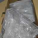 Lazy Susan Cabinet Organizer Bins for 26" Diameter Corner Organizer, Plastic Cabinet Storage Bin, 1/8 Wedge - Food Safe, BPA Free, with Non-Slip Pads (for 26" Diameter, 6 Pack)