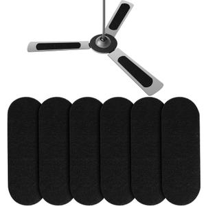 6pcs Ceiling Fan Filters, 0.12 Inch Thickness Activated Carbon Air Filters Ceiling Fan Air Purifier Pads Ceiling Fan Air Filter for Home Office