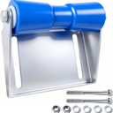 10" Boat Trailer Rollers with Galvanized Steel Brackets PU Keel Roller Assembly Kit with Mounting Hardware for Easy Boat Launch & Retrieval