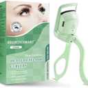 Heated Eyelash Curler, Fast Heat up Within 5s, 24 Hours Long Lasting, Rechargeable Electric Eyelash Curler, Temperature Control, Safe Anti-Burn Lash Curler, Quick Natural Curling Eye Lashes
