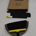 Broom and Dustpan Set,IndoorBroom with Dust pan Combo Set for Home,Angle Kitchen Broom for Floor Sweeping