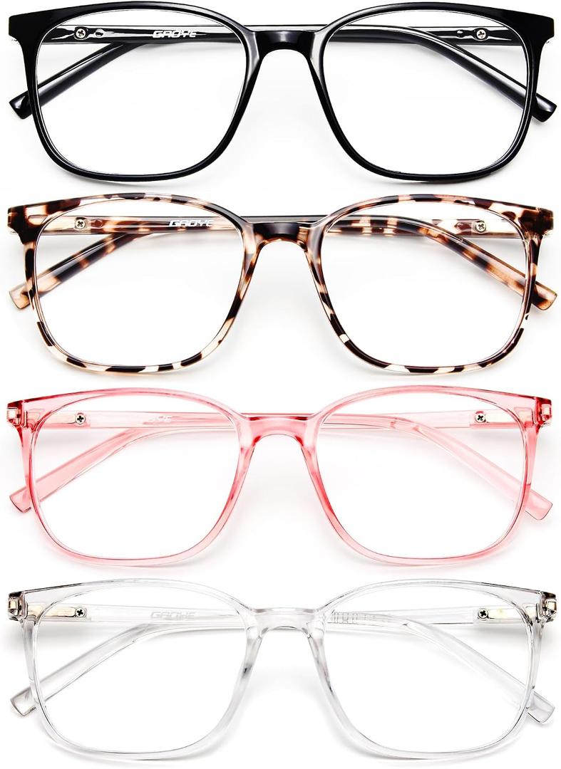 Gaoye Ultralight Blue Light Glasses for Women - Computer Protection Glasses for All Day Comfort - Anti UV Glare & Eyestrain