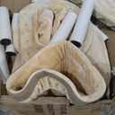 TRIXIE Elsa Senior Cat Tower with Scratching Posts, Hammock, Stairs, Top Platform Bed, Dangling Pom-Pom Beige