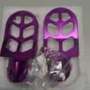 JFG RACING Dirt Bike Pegs,Motorcycle Foot Pegs MX Foot Pedals Rests CNC for Light Bee Surron/CRF150F CRF230F 2003-2019/KDX200 1983-1994 - Purple