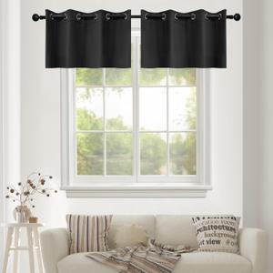 YGO -CSGJM, Polyester & Polyester Blend, Black, 2 Pack|52" Wide by 18" Long