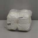 Knyteruna #6 Super Bulky Blanket Yarn for Crocheting - 4 Skeins(Each 10.5oz/300g, 220yds/201m), Chunky Chenille Thick Plush Big Soft Yarn for Crocheting Knitting Blankets, Cream