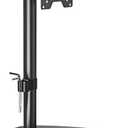 MOUNTUP Single Monitor Stands, Freestanding VESA Monitor Desk Mount fits 13'' to 32'' Computer Screen with Height Adjustable, Swivel, Tilt, Rotation, VESA 75x75 100x100 MU0023