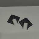 10 PCS Heavy Duty Black Hurricane Ties for Rafters,13 Gauge Roofing Hurricane Straps Thickness 2.2mm Fit 2x4,2x6,Hurricane Truss Hangers,Rafter Brackets,Hurricane Brackets,Joist Hanger,Hurricane Clips