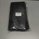 CXPSINC 16 Pack Premium Disposable Plastic Tablecloth 84" Round Table Cover for Birthdays Weddings Christmas Anniversary (Black)