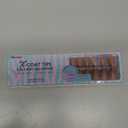 BTArtbox Press On Nails Medium - Soft Gel Nail Tips Almond XCOATTIPS Natural with Base Color, Stronger Adhesion, Pre-shaped Ultra Fit Fake Nails for Short Nail Extensions