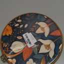 KSDUT Vintage Floral Wall Art Decor - Botanical Neutral Mid Century Modern Wall Art Canvas Frame Hanging Prints, Flower Landscape Round Wall Art Decor for Bathroom Home Gallery Decorations 10"x10" (Retro)