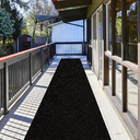 ZGR Runner Rug 2 ft x 6 ft Carpet Runners, Indoor/Outdoor Hallway Kitchen Entryway Bedroom Area Rugs with Natural Non-Slip Rubber Backing, Garage mat, Black, Custom