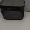 ExtraCharm Insulated Lunch Bag for Women/Men - Reusable Lunch Box for Office Picnic Hiking Beach - Leakproof Cooler Tote Bag Organizer with Adjustable Shoulder Strap for Adults - Grey