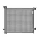 dearlomum Retractable Baby Gate,Mesh Baby Gate or Mesh Dog Gate,33" Tall,Extends up to 55" Wide,Child Safety Gate for Doorways, Stairs, Hallways, Indoor/OutdoorGrey,33"x55" (33x55 Inch, Gray)