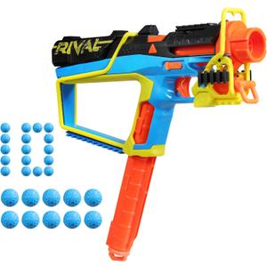 Nerf Rival Mirage XXIV-800 Blaster, 10 Nerf Rival Accu-Rounds, 2 Ways to Load, 8 Round Removable Magazine, Pump Action Priming, Gifts for Teens (youth large / 11-13)