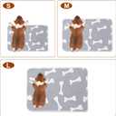 1 Pack 2 Blankets Super Soft Fluffy Premium Fleece Pet Blanket Flannel Paw Printed Throw for Dog Puppy Cat (Large 41x31'', Star, Bone, Love)