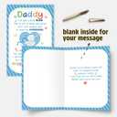 3 x Fathers Day Card for Dad to Be, Sweet Gift from the Bump, First Fathers Day Card Gift for Expecting Daddy, Pregnancy Announcement Keepsake from Unborn Baby