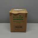 ECOLipak 100% Compostable Coffee Cup Lids 200 Count3.54 inch Disposable CPLA Cup Lid Suitable for 10 oz, 12 oz, 16 oz, and 20 oz Paper Cups, White