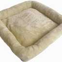 SHENGOCASE Cat Tree Tower Accessories Replacement Parts Top Cushion Bed Cover for Cat Perch with Elastic Band (11.8" x 15.7", Beige)