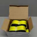 8 Pack Lasso Tow Truck Straps with D Ring 11, 000 Lbs Break Strength D Ring Auto Tie Down Wheel Lift Trailer Strap for Hauling Utv SUV Wrecker Rollback (2" X 8ft,Yellow)