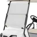 Ezgo Golf Cart Windshield Ezgo TXT Windshield Replacement for Front Fits 1995 to 2013 Ezgo TXT and Medalist Models Foldable Tinted UV Protection and Impact Resistant PC Shield
