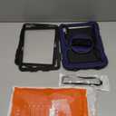 SEYMAC stock Case for iPad (A16) 11th/10th Generation 11''/10.9'' 2025/2022, Full-Body Drop Protection Case with Screen Protector &360 Rotate Hand Strap/Stand, Navy Blue