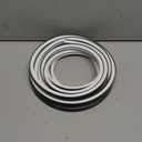 16.4FT Recessed Flexible LED Diffuser Channel, Silicone Black Bendable LED Diffuser Strip Light Tube Cover for Background Decoration, Wall, Cabinet and Indoor Outdoor Lighting (10 x 10mm)