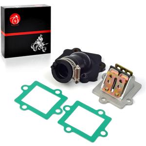 Intake Manifold Boot Intake Reed Valve & Gasket For Polaris Predator 50 90 2003-2006 Sportsman 90 2001-2006 Scrambler 50 90 2001-2003 0450065 0450063 0450062