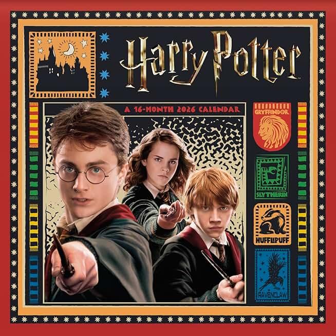 2026 Harry Potter Wall Calendar
