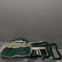 SONGMICS Garden Kneeler and Seat, Multifunctional Garden Kneeling Bench, Gardening Gifts for Women Men, Folding Gardening Stool, with 2 Tool Bags, 8-Inch Wide Kneeling Pad, Dark Green UGGK060L01