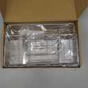 Cisily Sponge Holder for Kitchen Sink, Sink Caddy Organizer with High Brush Holder, Kitchen Countertop Organizers and Storage Essentials, Rustproof 304 Stainless Steel (Silver with Towel Rack, 9.25)