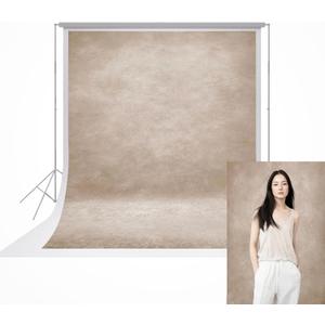 UrcTepics 8x10ft Professional Beige Portrait Backdrop Khaki Abstract Textured Backdrops for Photography Studio Vintage Headshot Background
