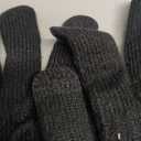 Merino Wool Gloves for Men & Women, Thermal Gloves With Touchscreen Warm Fleece Liner for Winter Cold Weather (X-Large, Black)