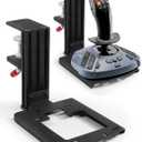 Metal Desk Mount for Flight Sim Stick Compatible with Thrustmaster SimTask Farmstick, T-Flight Hotas One, T-Flight Hotas X, T16000M FCS, TCA Sidestick, Quick Release/ Sturdy Clamp/ Height Adjustable