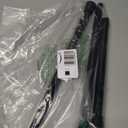 Black Tension Curtain Rod 28 to 48 Inch Spring Rod No Drilling Adjustable Shower Curtain Rod for Windows, Bathrooms, Closet, Kitchen