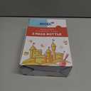 Mollcity Kids Water Bottle-9 oz Stainless Steel Vacuum Insulated Water Bottle for Kids for School, Leak Proof Cola Shape Travel Small Water Bottle for Boys (Grass Green)