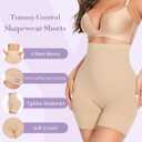 YADIFEN Tummy Control Shapewear Shorts Women Thigh Slimmer High Waisted Shapewear Women Girdles Shorts Shapewear Under Dress (Beige, M)