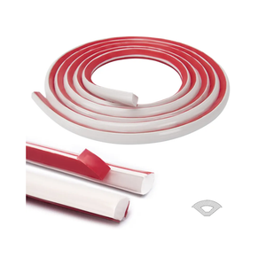 Art3d 5Ft Flexible Trim Caulk Strip, Peel and Stick Trim for Molding, Tile Edge, Ceiling, Wall Corner in White