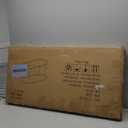 Coffee Table Black Glass Coffee Tables for Living Room, Oval Table Center Table with Sturdy Metal Frame,Modern Tempered Glass Accent Tables for Bedroom Home Office