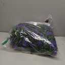 27.5" Artificial Lavender Boxwood Topiary Ball Trees, Set of 2 Fake Shrubs Bushes with Ground Spike, UV Resistant Faux Evergreen Tree for Front Porch Outdoor Garden Decor