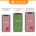 Bocasal RFID Blocking Wallet Case for iPhone 11, Adjustable Crossbody Zipper Purse Case Card Holder with Kickstand Detachable Wrist Strap, PU Leather Flip Folio Case 6.1 Inch (Black)