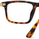 Zeelool Glasses Frames for Men Rectangle Blue Light Glasses Fashion Designer Fake Eyeglasses Anti Eyestrain Emerson