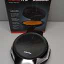 Mueller Heart 5 Waffle Maker, Waffle Iron, Adjustable Browning Control & Nonstick, Cool Touch Handle, Easy to Clean, Small Kitchen Appliances