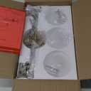 Globe Bathroom Light Fixtures 3-Light Brass Gold Vanity Light with Plastic Milk White Globe Shades 11.81 inch Wall Sconce Lighting Over Mirror, Vanity Lights for Bathroom Bedroom Hallway