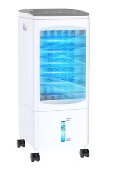 Evaporative Air Cooler, [9.5L large Water Tank]3-in-1 Portable Air Conditioners for Room, 3 Speeds, Fast Cooling Portable AC Unit w/7H Timer/Remote, Quiet Swamp Cooler for Bedroom Office