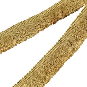 27 Yards Polyester Fringe,1inch Wide Tassel Fringe Trim,Decorative Lace Ribbon Boho Fabric Border Trim for Girls Clothing Curtain Dress Skirt Bag Sewing Craft(Dark Goldenrod)