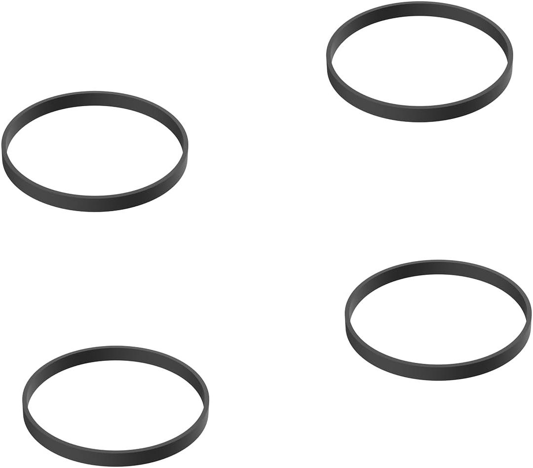 7/8" O Gauge Traction Tires for Lionel Steam Engine - Locomotives Rubber Tire for Kline, MTH and MDK, 4 Pack