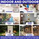 Fly Strips Indoor Sticky Hanging 10pk with Pins. Non Toxic Outdoor Fly Trap Indoor for Home. Flies Tape Paper Trap Ribbon Roll for House Gnat Fruit and Housefly. Bug Catchers for Inside Home Flypaper.